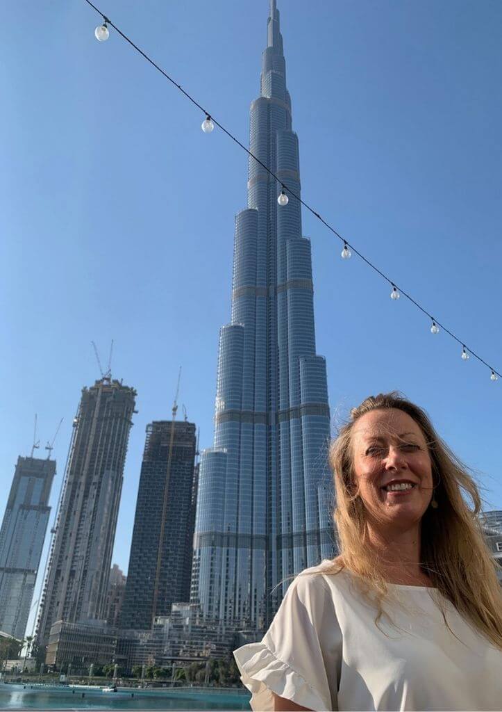 Cheryl in UAE