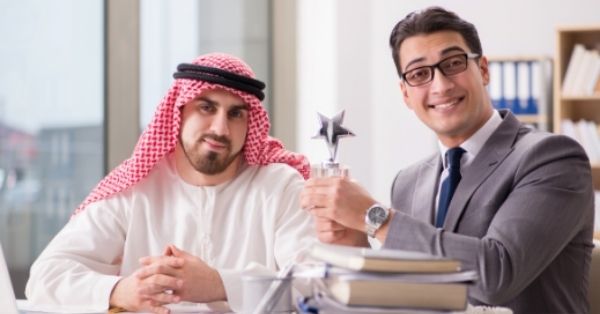 Business Meeting in Saudi Arabia